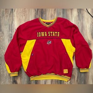 Iowa State Cyclones Pullover windbreaker with side zip!🟨🛑